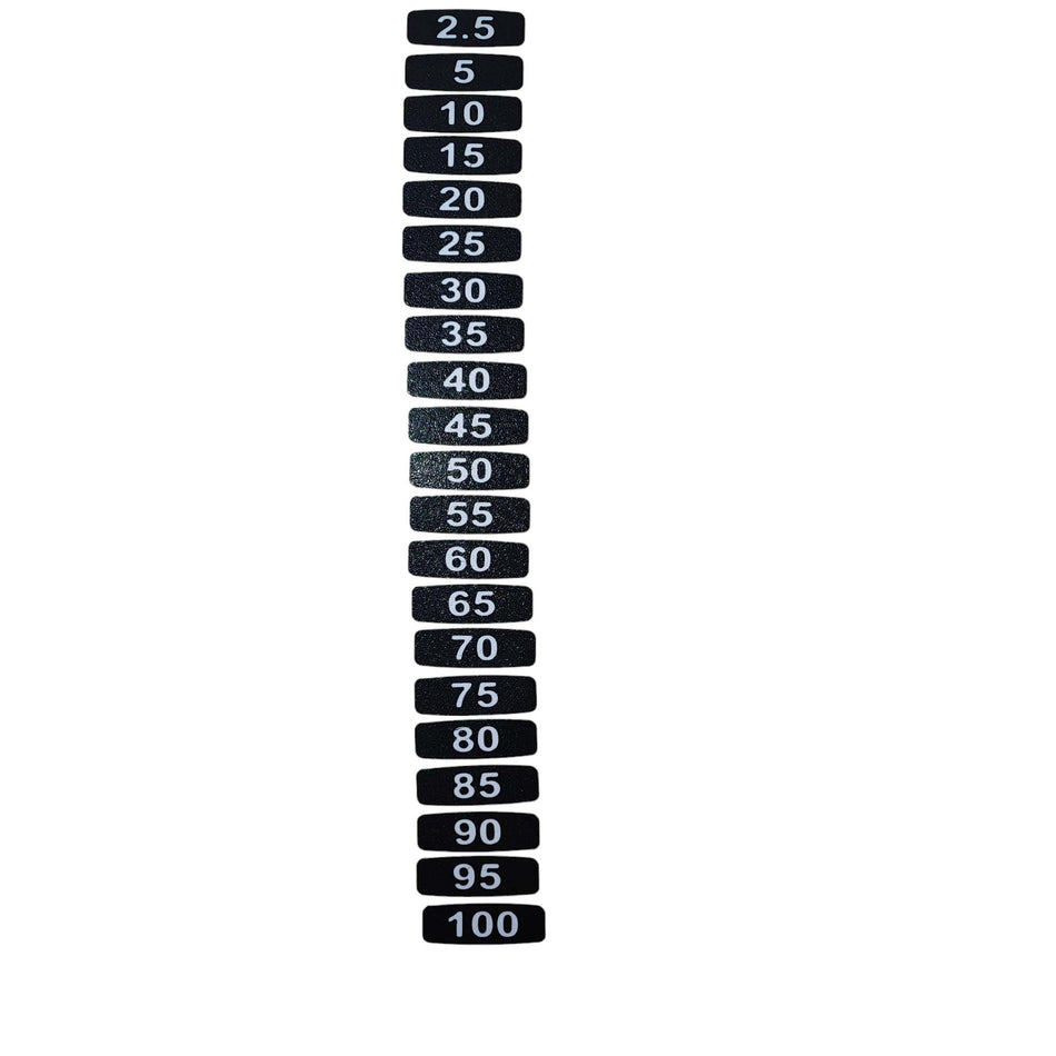 NÚMEROS POR PACOTE PESOS MÁQUINAS ISOTÔNICAS PLACAS PLÁSTICAS DE GINÁSTICA 2,5-100 KG