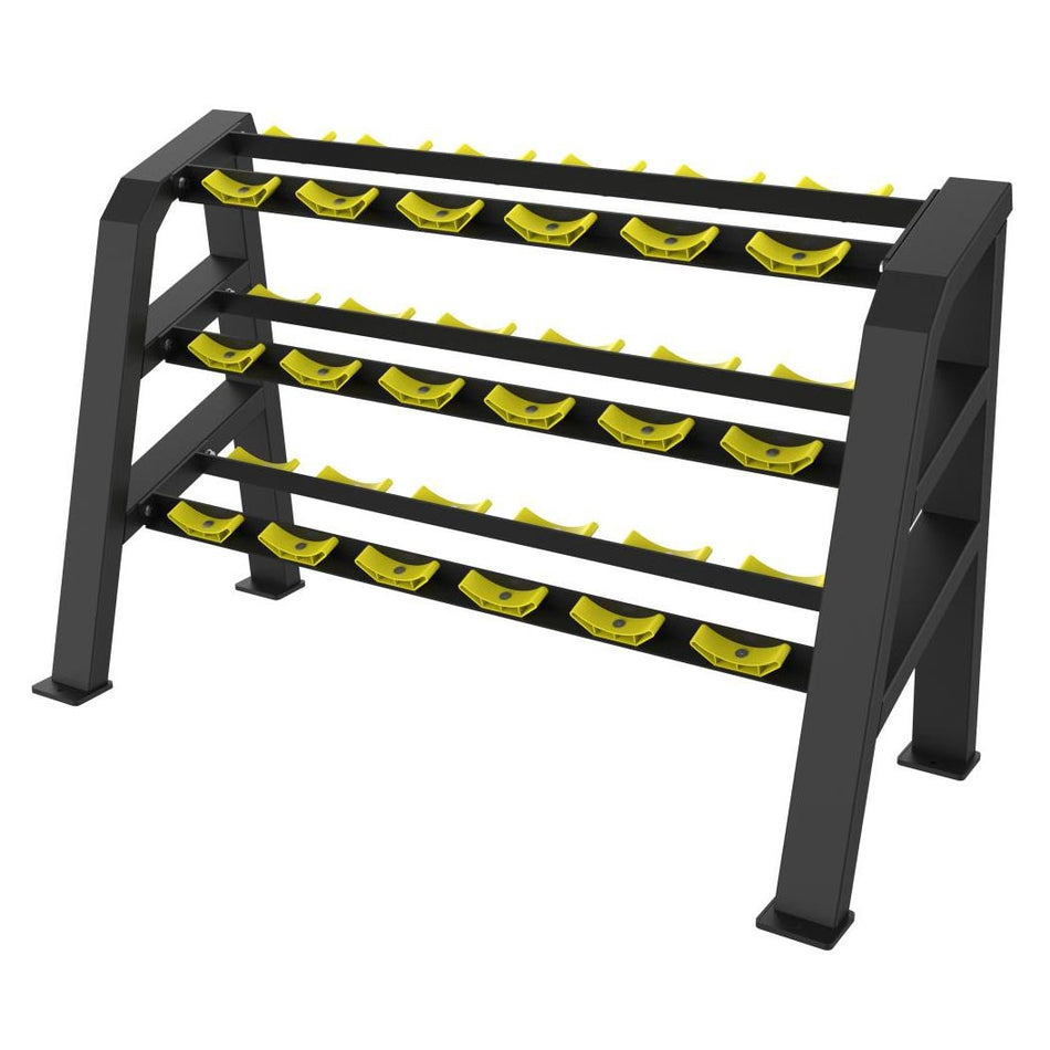 DUMBELL RACK 9 PRO YT RASTRELLIERA PORTAMANUBRI 3 PIANI 9 PAIA