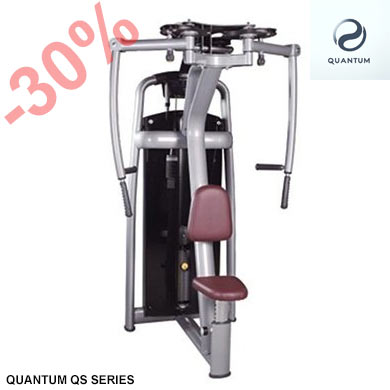 QUANTUM QS SERIES - 
PECTORAL BATTERFLY MACHINE - 30% DISCOUNT ON THE PRICE LIST WITH A SMALL DEPOSIT AND BALANCE UPON SHIPPING. EXTRA 5% DISCOUNT IF YOU PAY NOW.