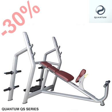 QUANTUM QS SERIES - 
OLYMPIC INCLINE BENCH - 30% DISCOUNT ON THE PRICE LIST WITH A SMALL DEPOSIT AND BALANCE UPON SHIPPING. EXTRA 5% DISCOUNT IF YOU PAY NOW.