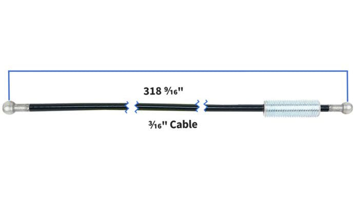 KABEL DO MASZYN LIFEFITNESS - Kabel do serii LifeFitness Signature Strength, 8091,4 mm - OEM: 8946907